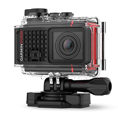 Garmin VIRB Ultra 30 HD 4K Action Camera for motorcyclists with Voice Control and Data Overlays in Black